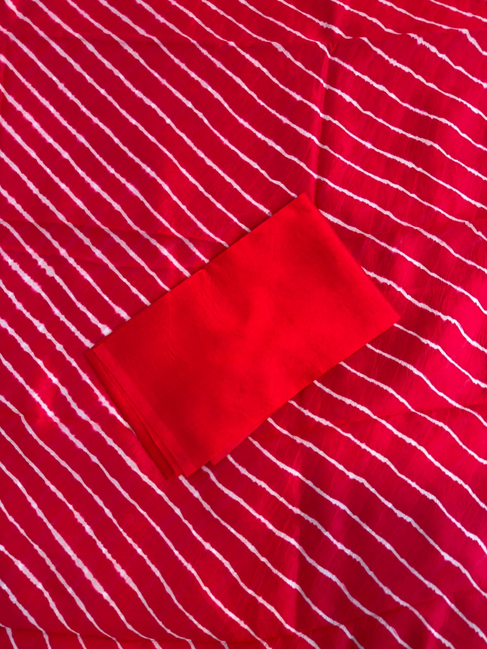 Pink  Leheriya saree