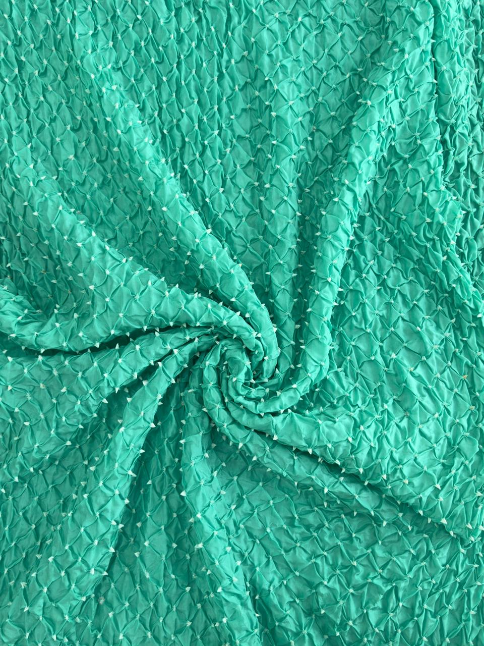Soft Pastels, Timeless Bandhni ✨ Sea Green
