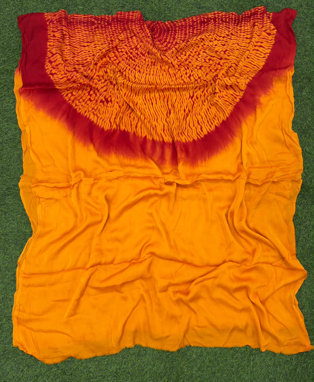 Orange Modal Shibori Kaftan ✨