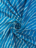 Dark Blue Leheriya saree