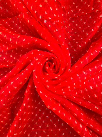 Red Pure Kota Silk Sarees – Ready Stock Available