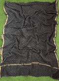 Black Kota Cotton Leheriya Mothda Saree