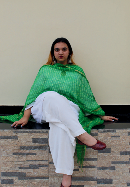 Green Dupatta