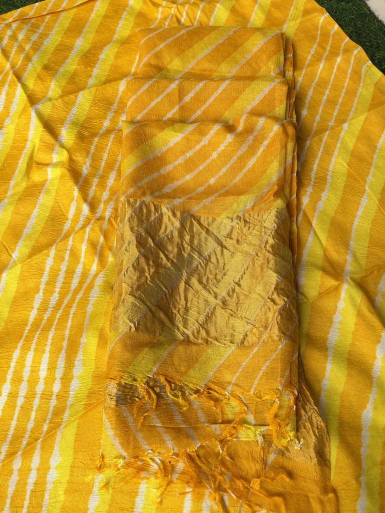 Pure Tusser Silk Suit Kurta and Dupatta