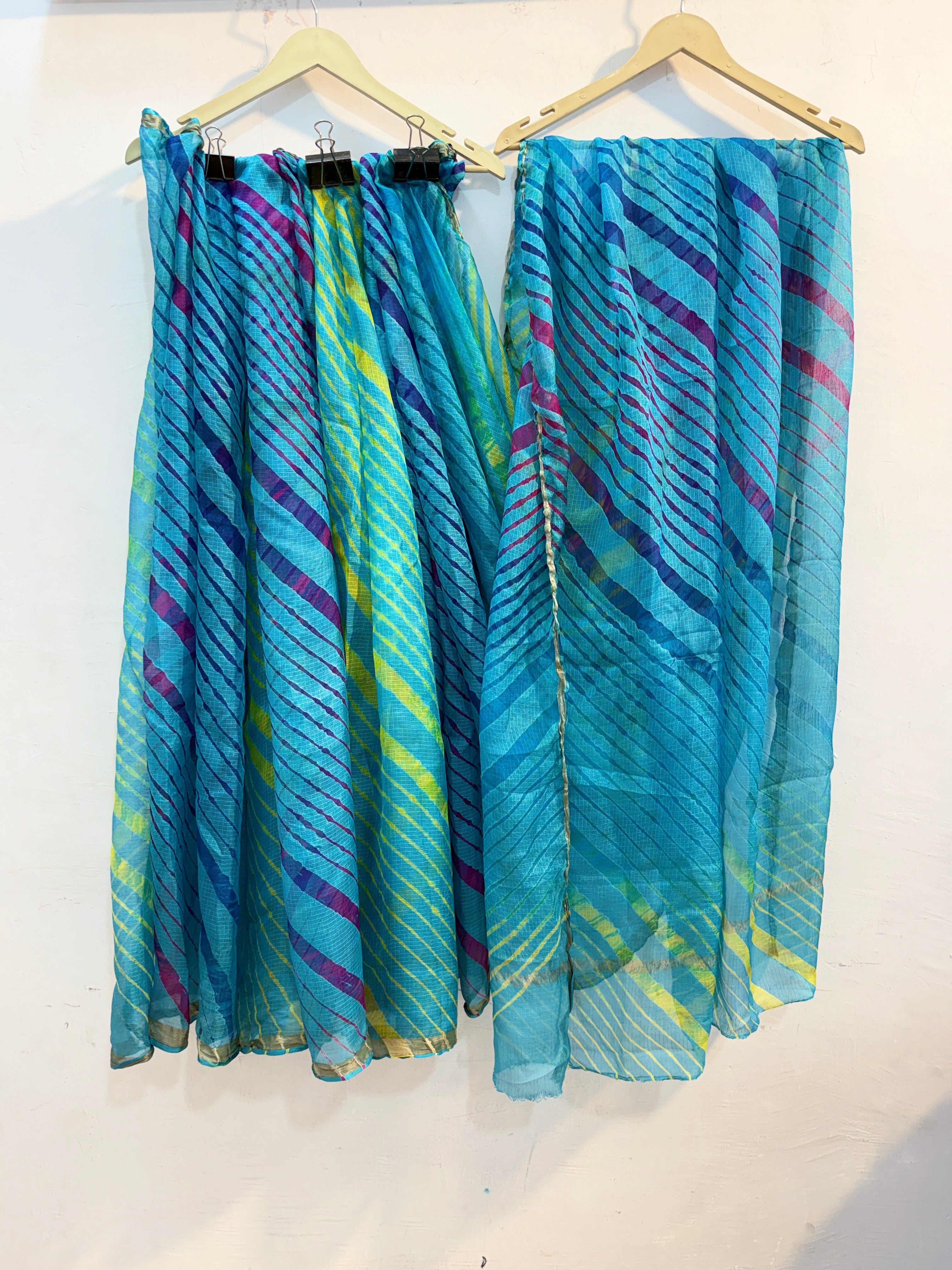 Pure Kota Silk Saree (Blue Color)