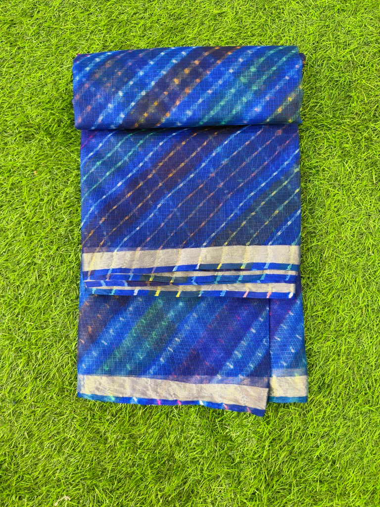 Pure Kota Silk Satrangi Motra Saree