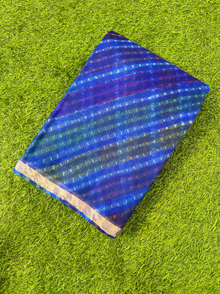 Pure Kota Silk Satrangi Motra Saree