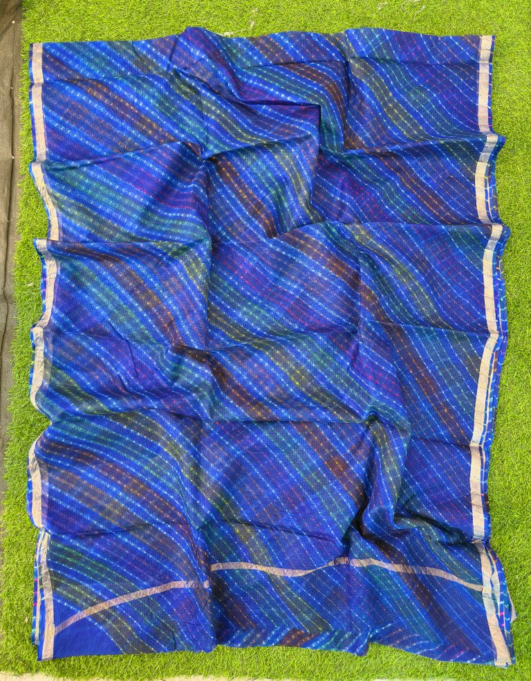 Pure Kota Silk Satrangi Motra Saree