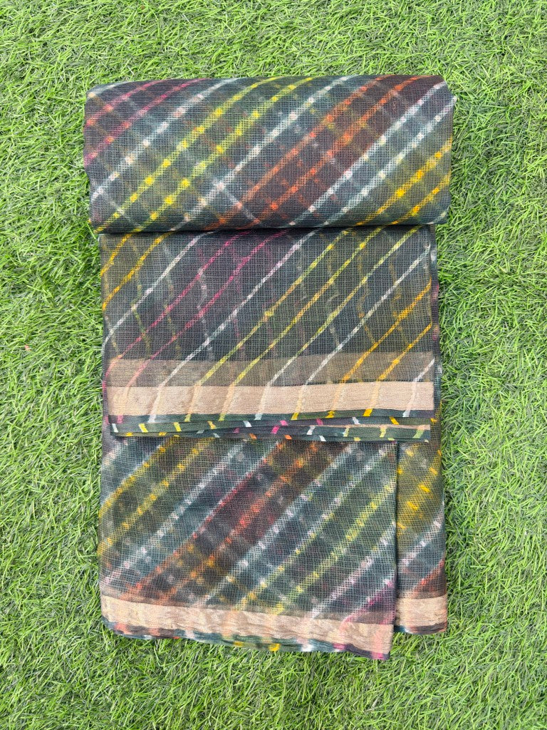 Pure Kota Silk Satrangi Motra Saree