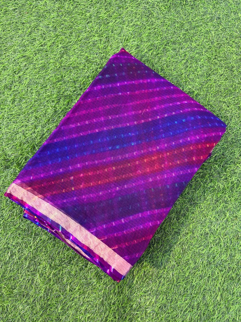 Pure Kota Silk Satrangi Motra Saree