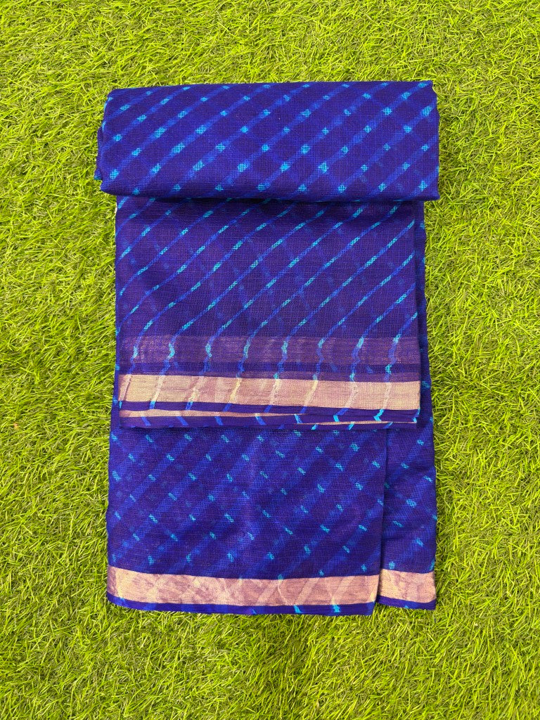 Pure Kota Silk Leheriya Motra Saree