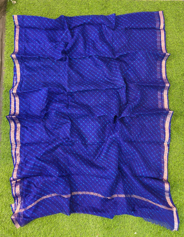 Pure Kota Silk Leheriya Motra Saree