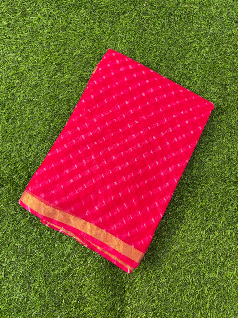 Pure Kota Silk Leheriya Motra Saree