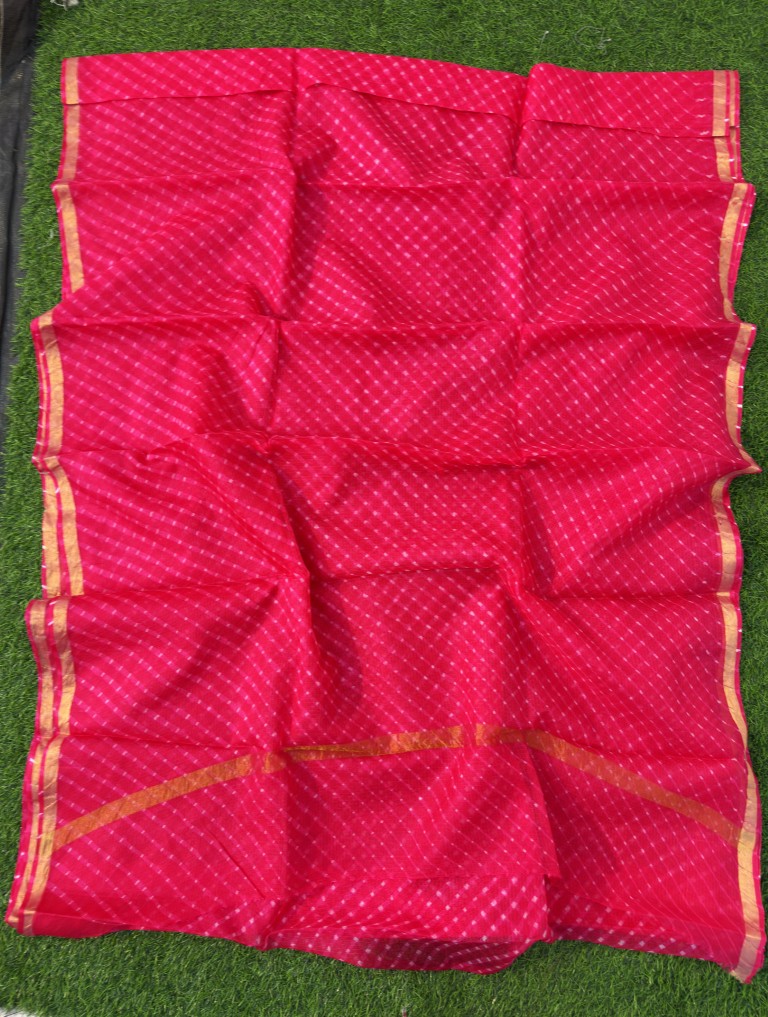 Pure Kota Silk Leheriya Motra Saree
