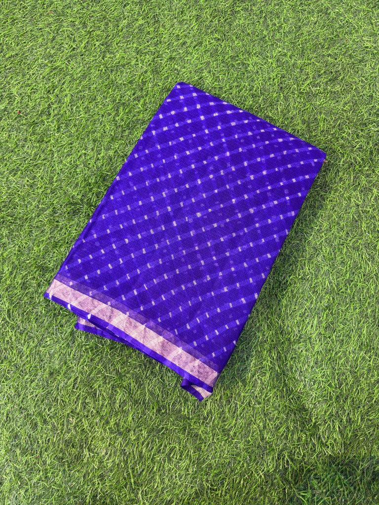 Pure Kota Silk Leheriya Motra Saree