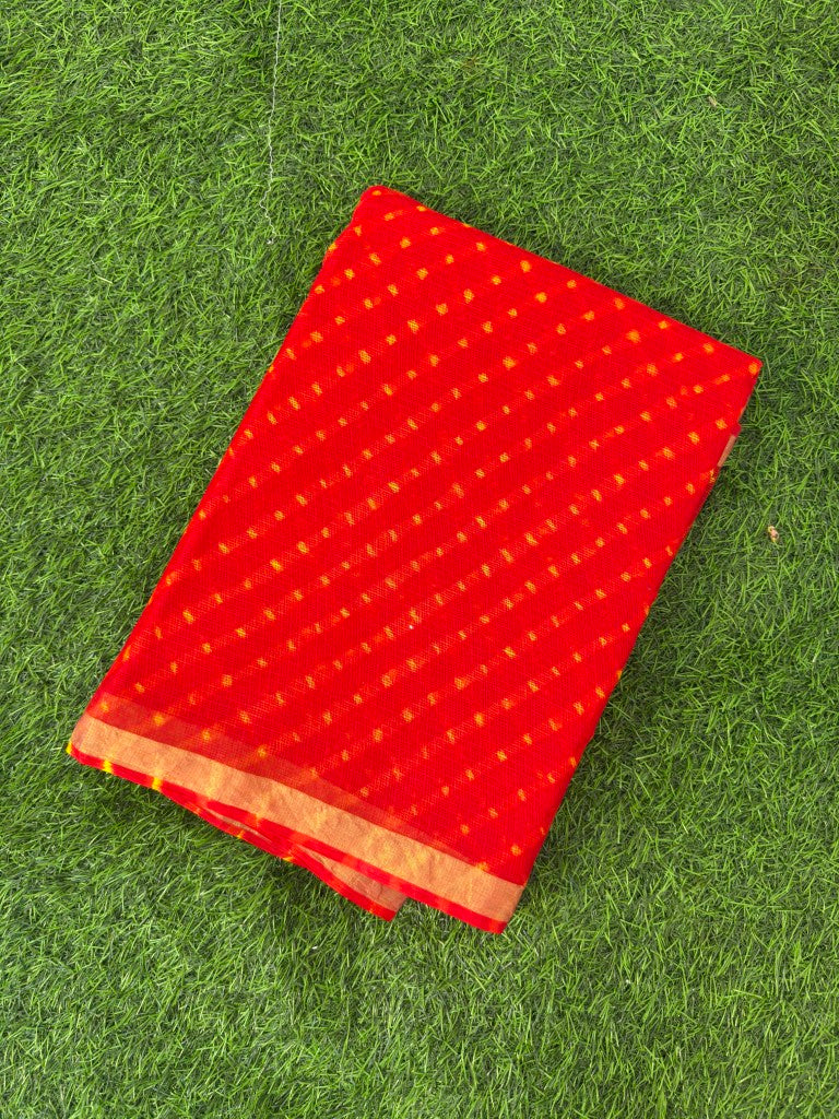 Pure Kota Silk Leheriya Motra Saree