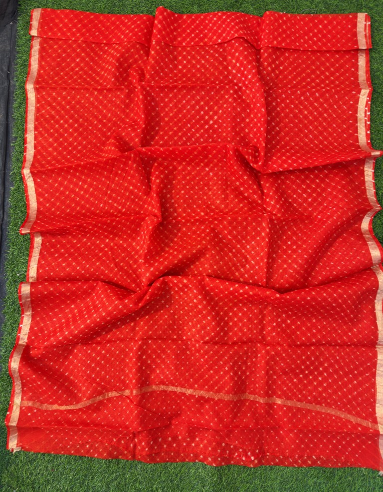 Pure Kota Silk Leheriya Motra Saree