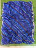 Pure Kota Silk Multi-Colour Leheriya Saree (Blue)