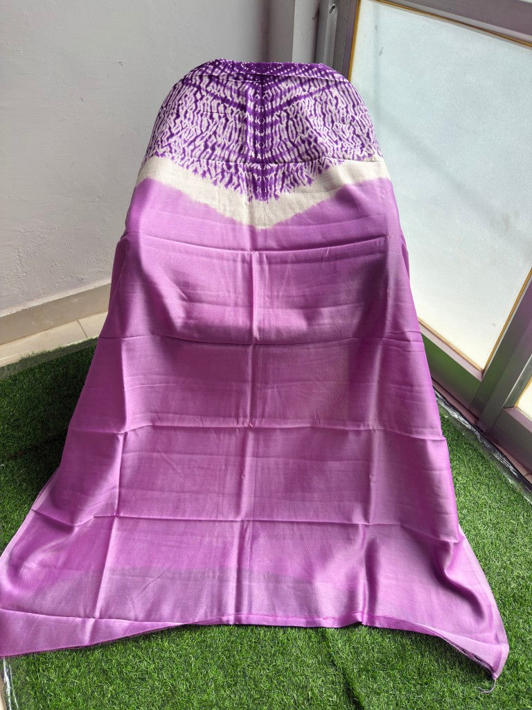 Pure Chanderi Shibori Dress