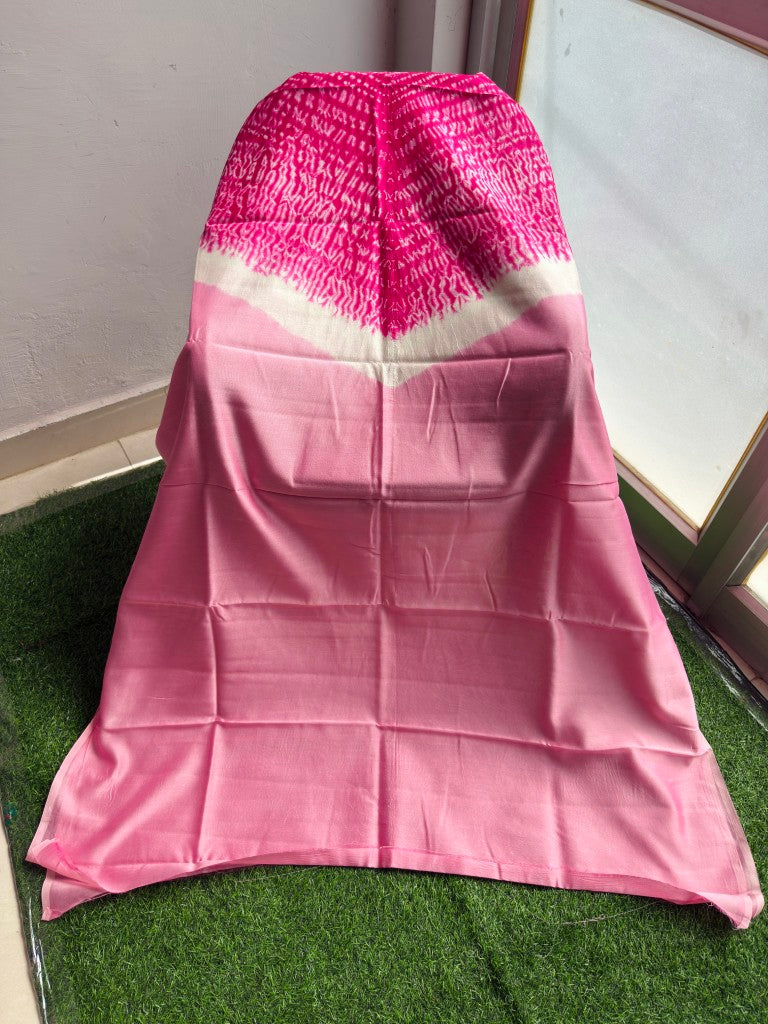 Pure Chanderi Shibori Dress