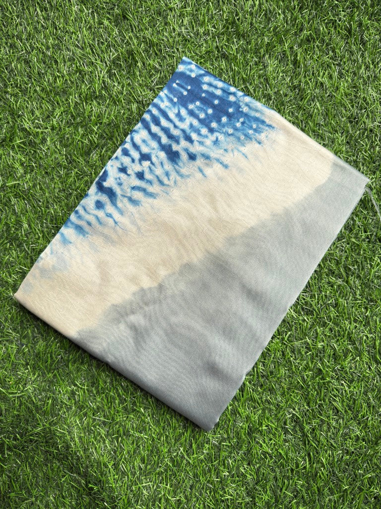 Pure Chanderi Shibori Dress