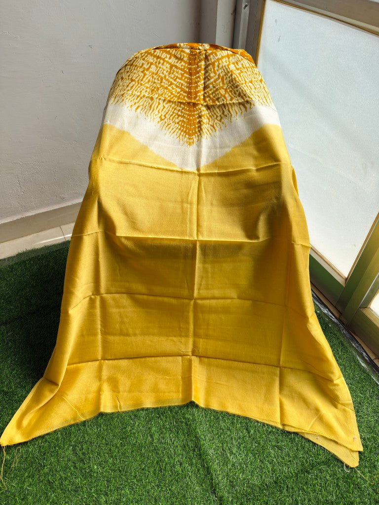 Pure Chanderi Shibori Dress