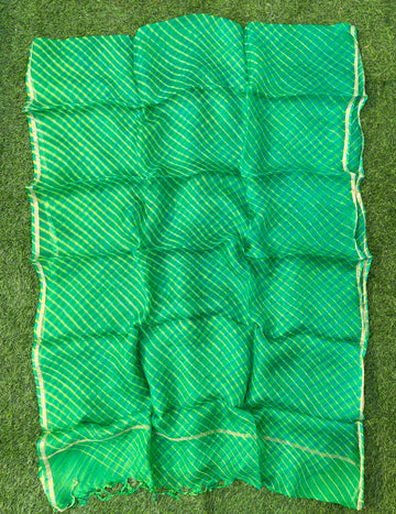 Pure Kora Silk Leheriya  Dupatta