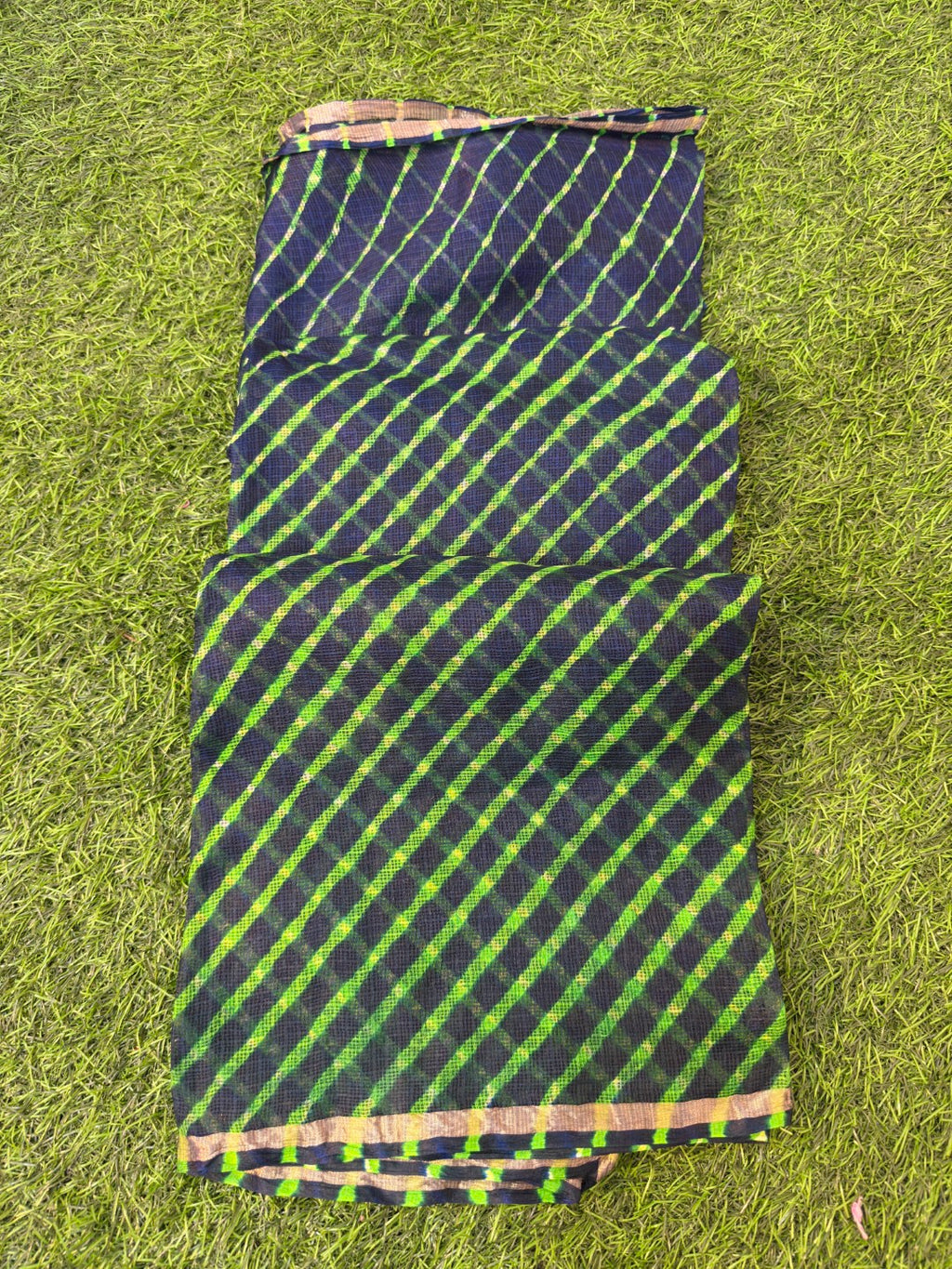 Pure Kora Silk Leheriya  Dupatta Holi Special