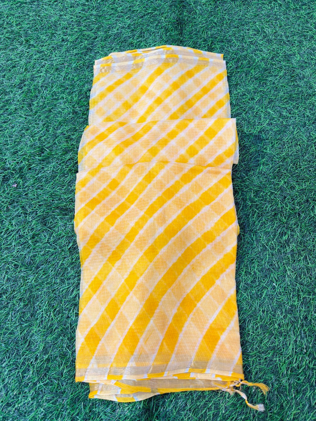 Pure Kora Silk Leheriya  Dupatta Holi special