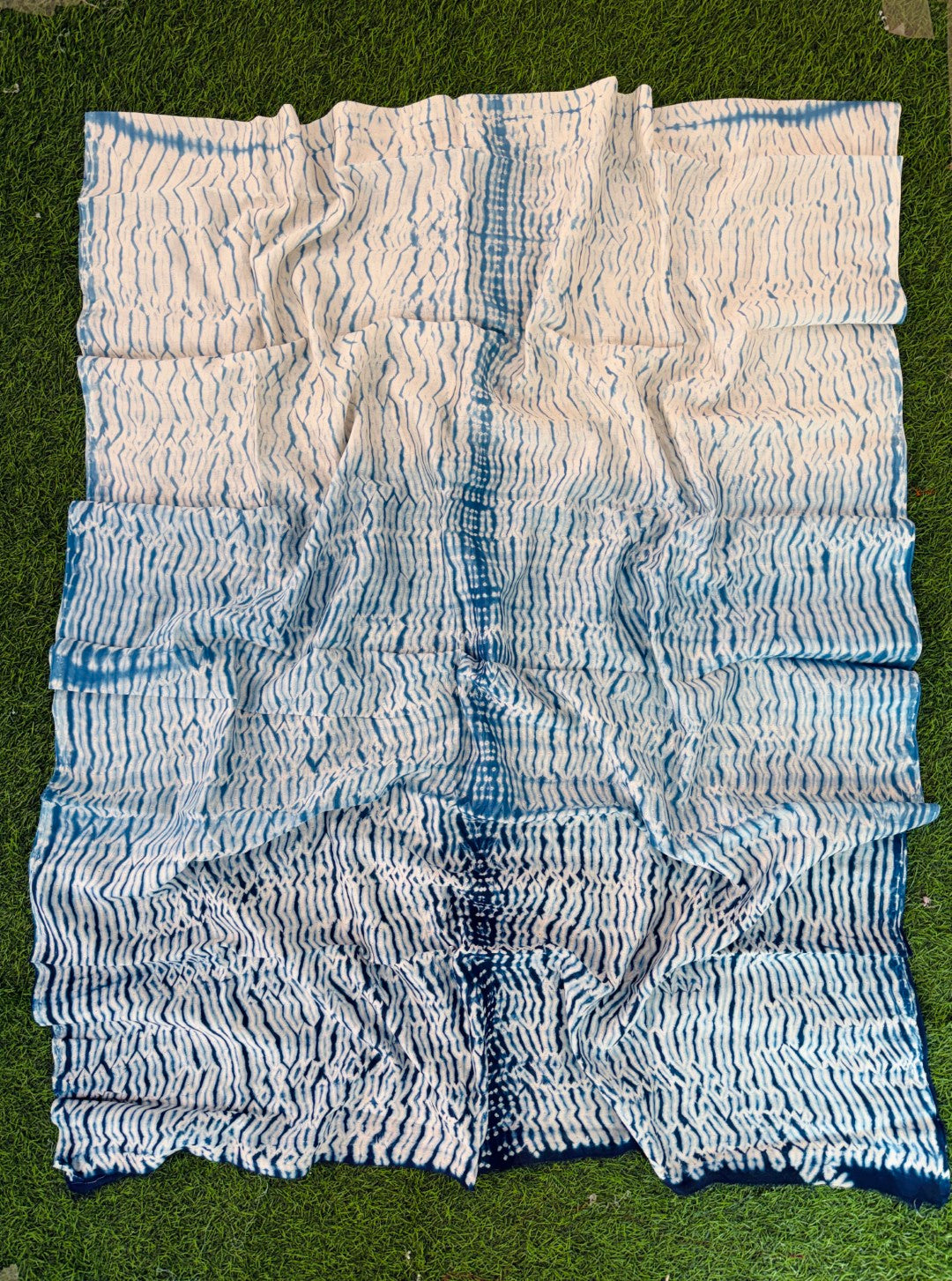 Hand Shibori  Dress Material Pure Chanderi Fabrics