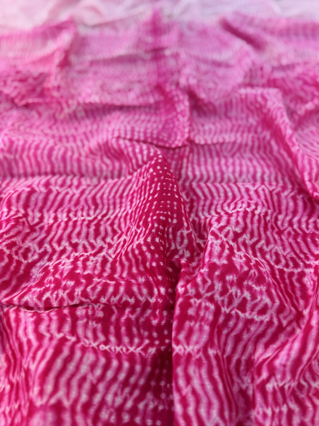 Hand Shibori  Dress Material Pure Chanderi Fabrics