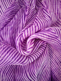 Purple Pure Organza Saree By Rajasthani Creation