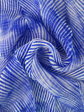 Dark Blue Pure Organza Saree By Rajasthani Creation