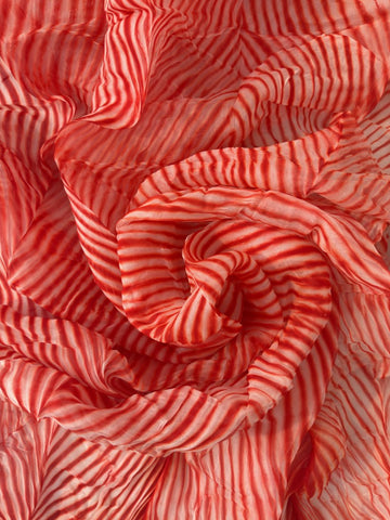 Red Pure Organza Saree By Rajasthani Creation