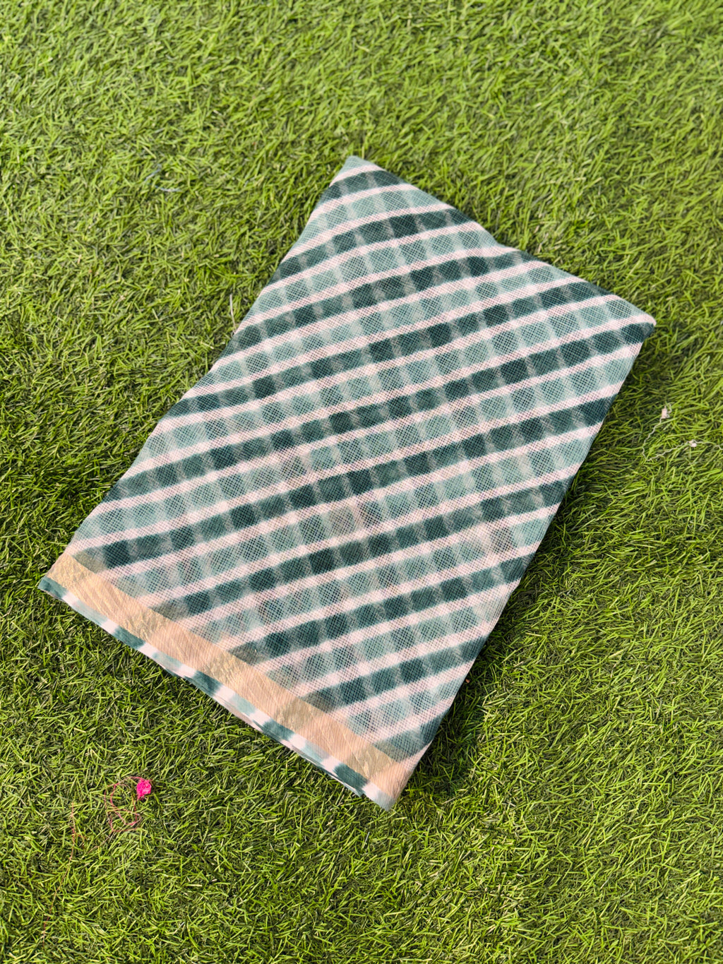 Pure Kora Cotton Leheriya Saree 🤍 Soft • Weightless • All-day Comfortable