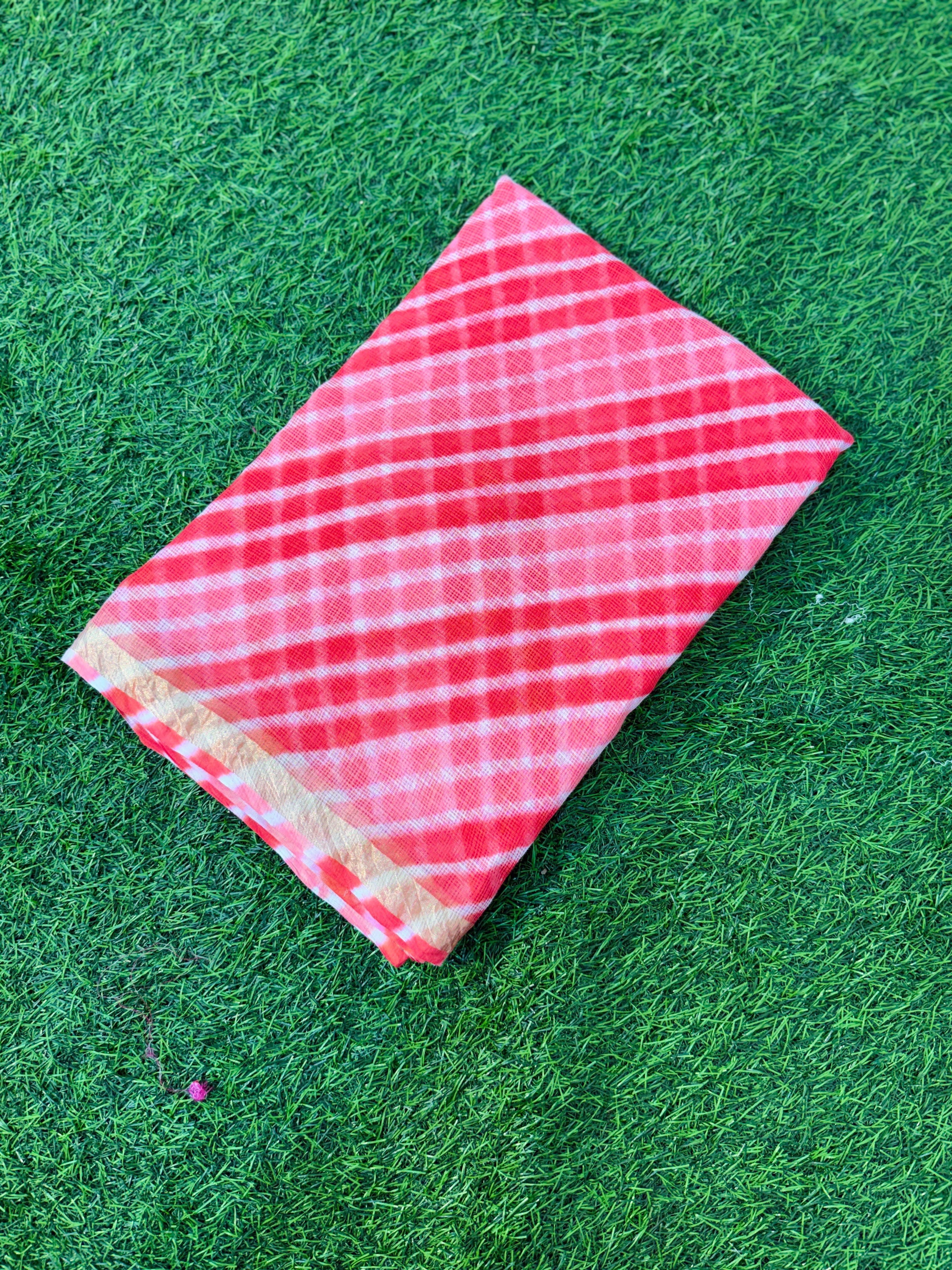 Pure Kota Cotton Leheriya Saree 🤍 Soft • Weightless • All-day Comfortable