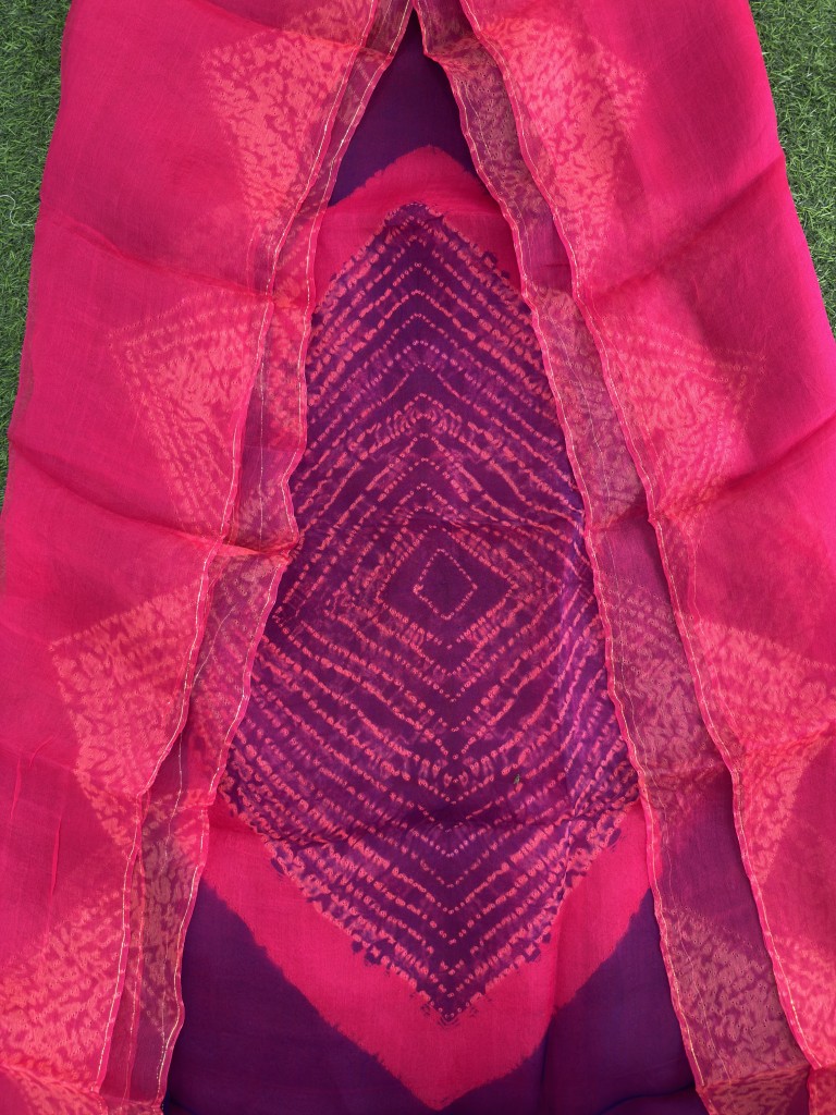 Pure Organza Shibori Saree – New Design ✨