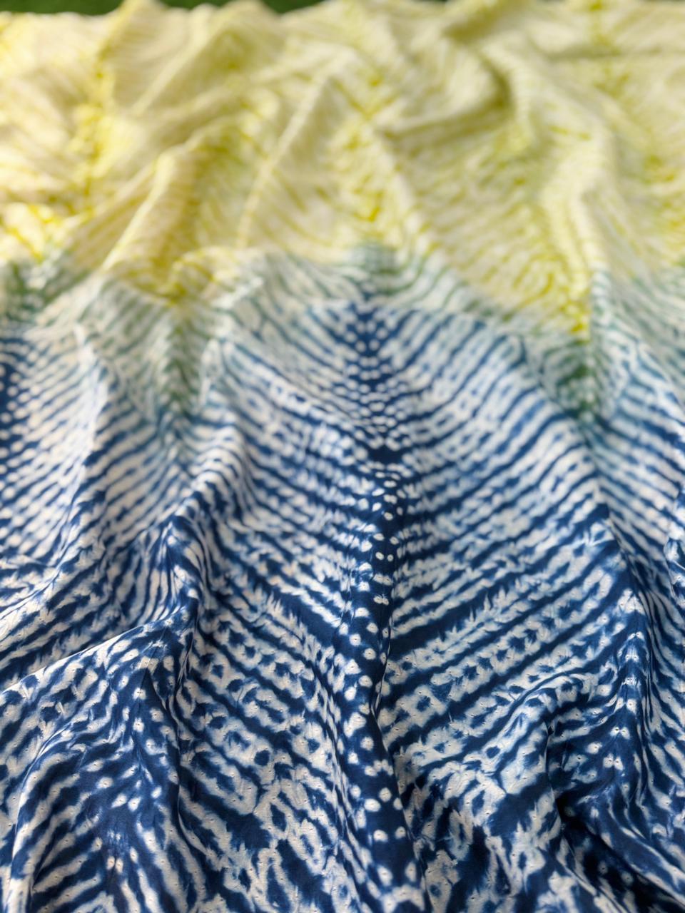 Pure Chanderi Shibori Kurta