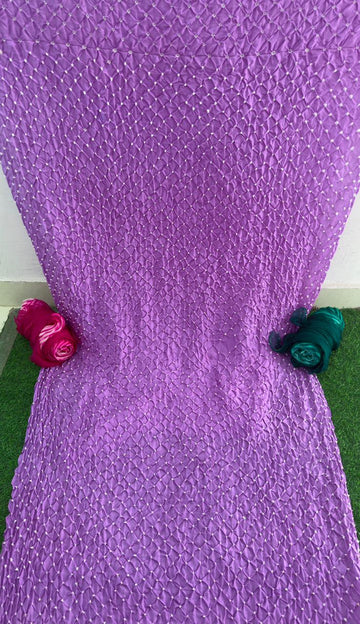 Soft Pastels, Timeless Bandhni ✨ Purple