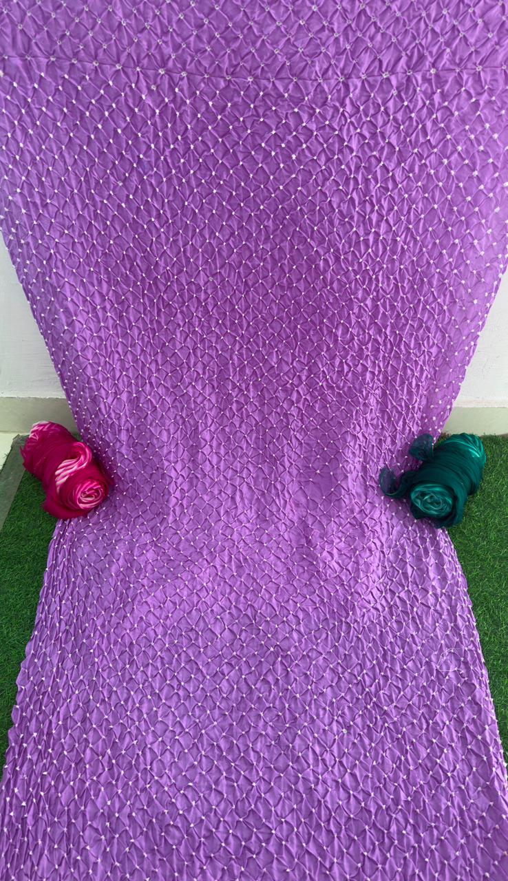 Soft Pastels, Timeless Bandhni ✨ Purple