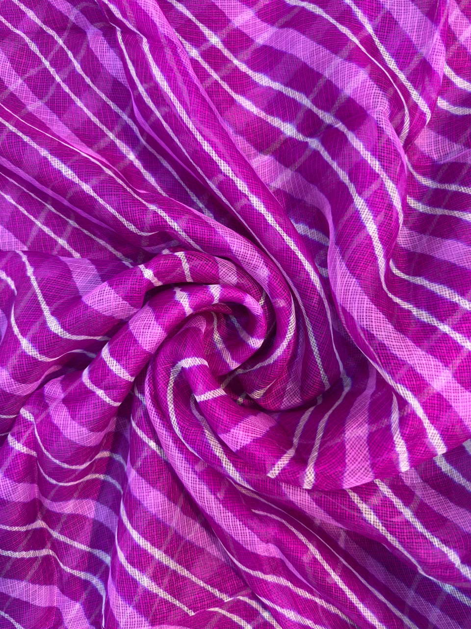 Purple  Pure Kota Silk Leheriya Dupattas 💫
