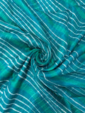 Teal Green  Pure Kota Silk Leheriya Dupattas 💫