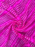 Dark Pink  Pure Kota Silk Leheriya Dupattas 💫