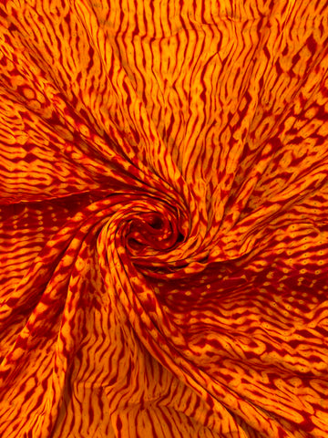 Orange Modal Shibori Kaftan ✨