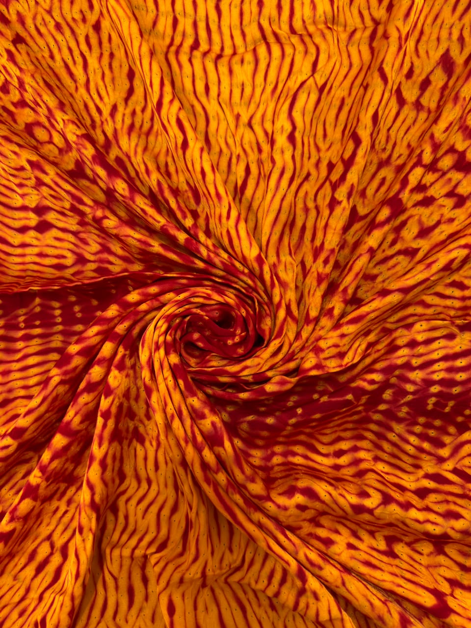 Orange Modal Shibori Kaftan ✨
