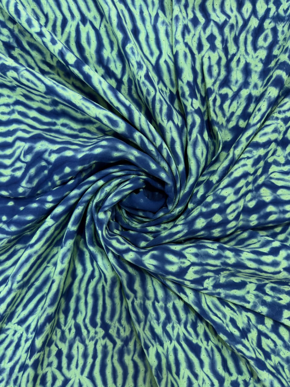 Light Green Modal Shibori Kaftan ✨