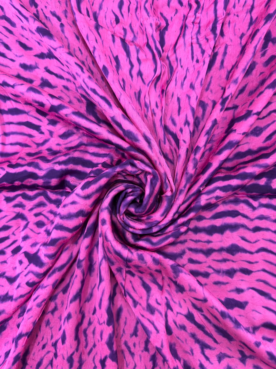 Dark Pink Modal Shibori Kaftan ✨