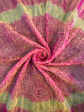 Pink Tissue Silk Shibori Dress Pieces – where tradition meets luxury 💫