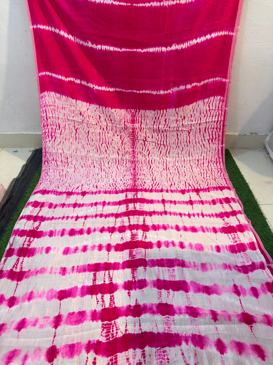 Pink ✨ Chiniyan Silk Shibori & Tie-Dye Sarees ✨